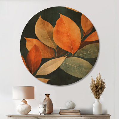 Terre Ficus III - art mural botanique en bois