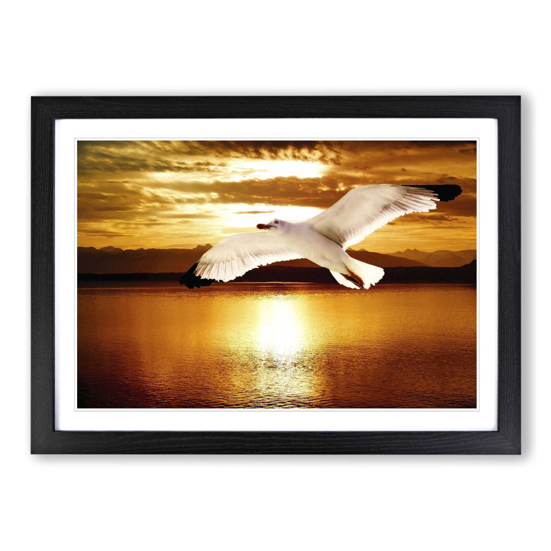 Single Picture Frame Print, Black