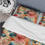 Ensemble de housse de couette éclectique beige et rose Poppies Expression II-456323496
