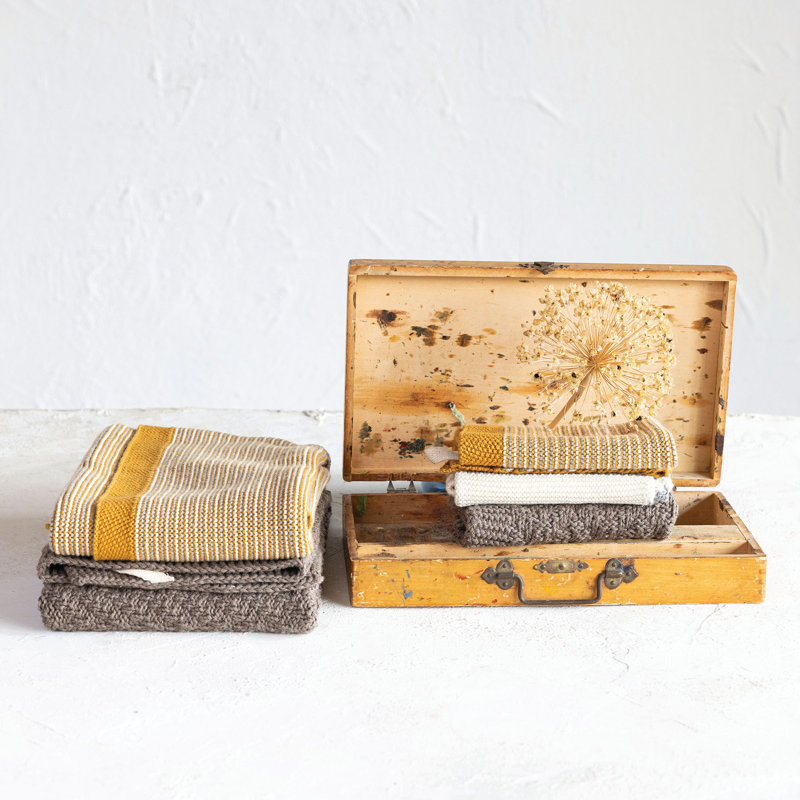 Torchon en coton avec boucle