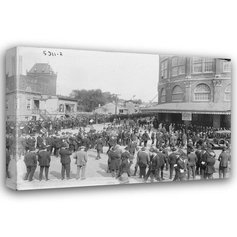 Ebbets Field, 16" H x 24" W