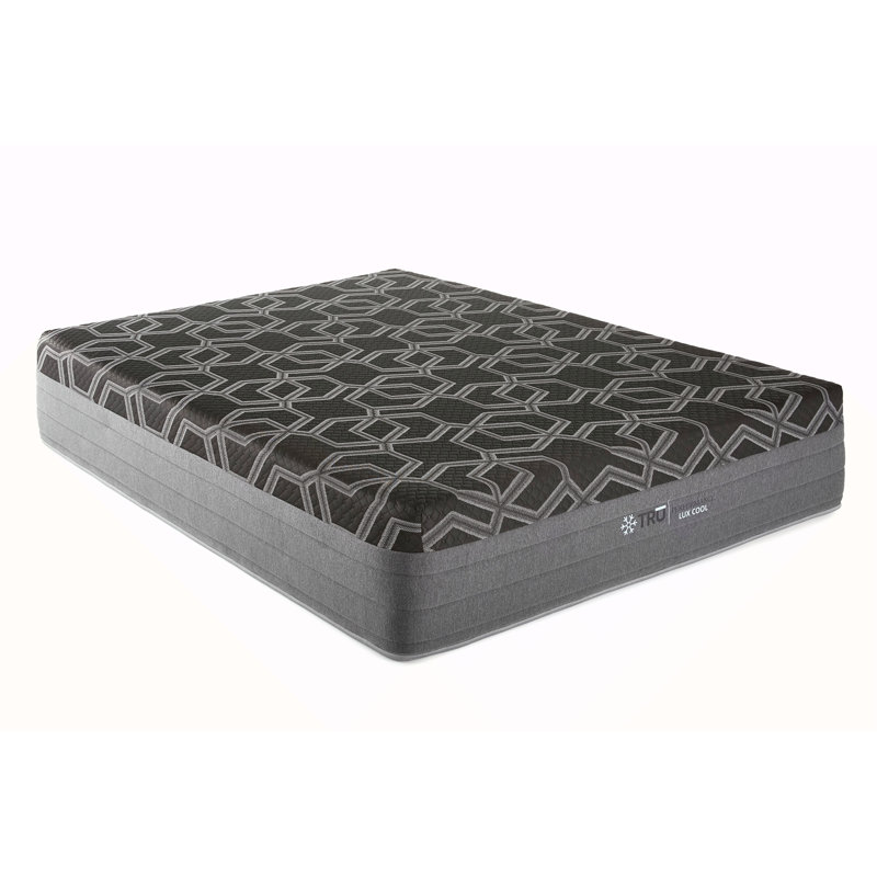 Mousse à plateau lisse, matelas luxueux, ferme, 10", Grand lit