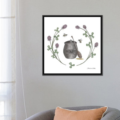 «Happy To Bee Home IV», reproduction d'impression sur toile