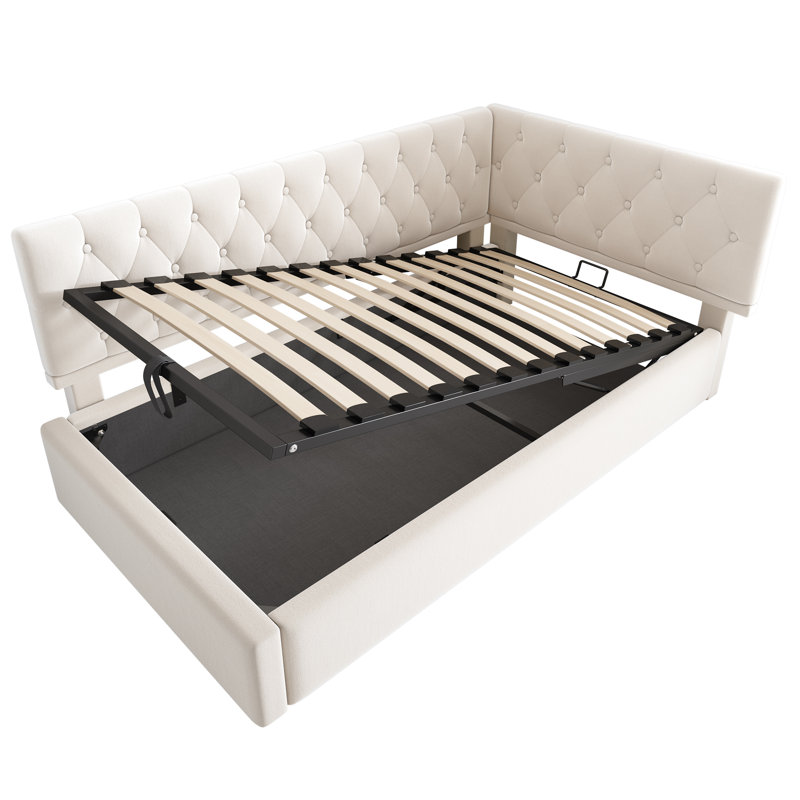 Upholstered Daybed, Beige