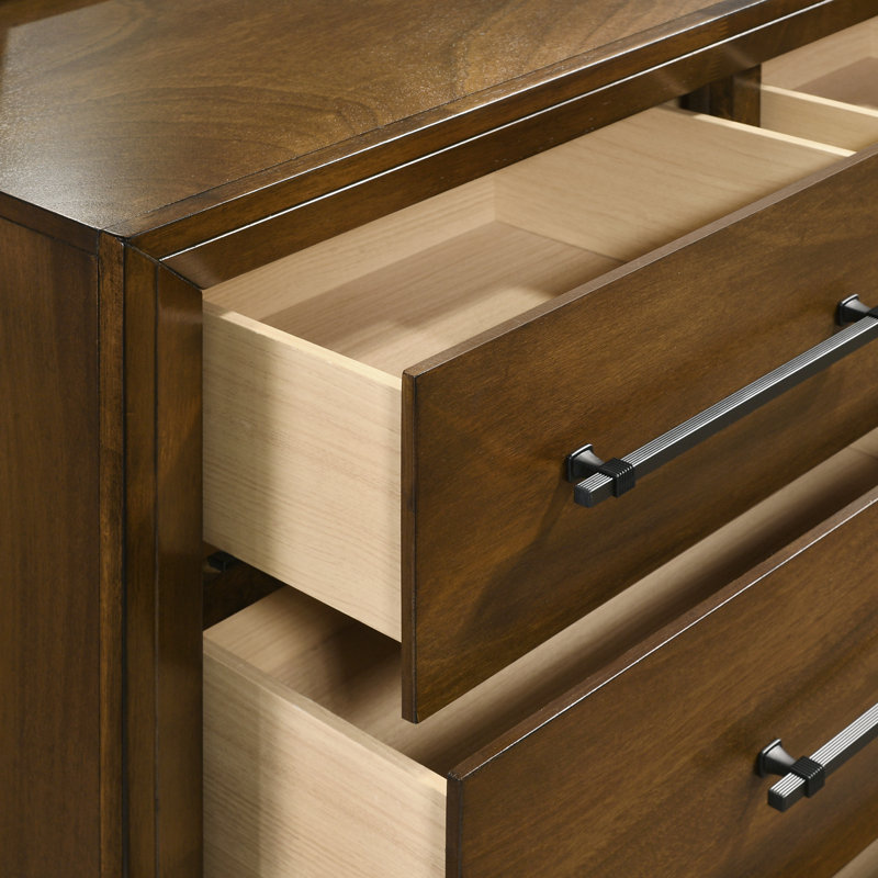 Bangor Wood 7-Drawer Dresser, Brown
