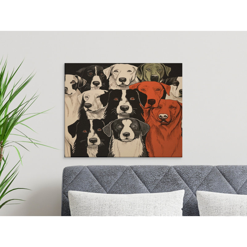 Preciado Wrapped Canvas Print Set, 48x32