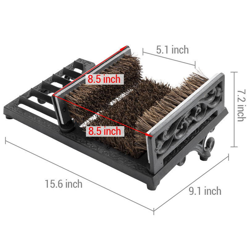 Cast Iron Shoe Scraper Front Door Mat