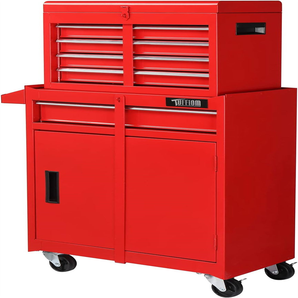 Winado 23'' W 5 -Drawer Steel Job Site Storage with Wheels | Wayfair