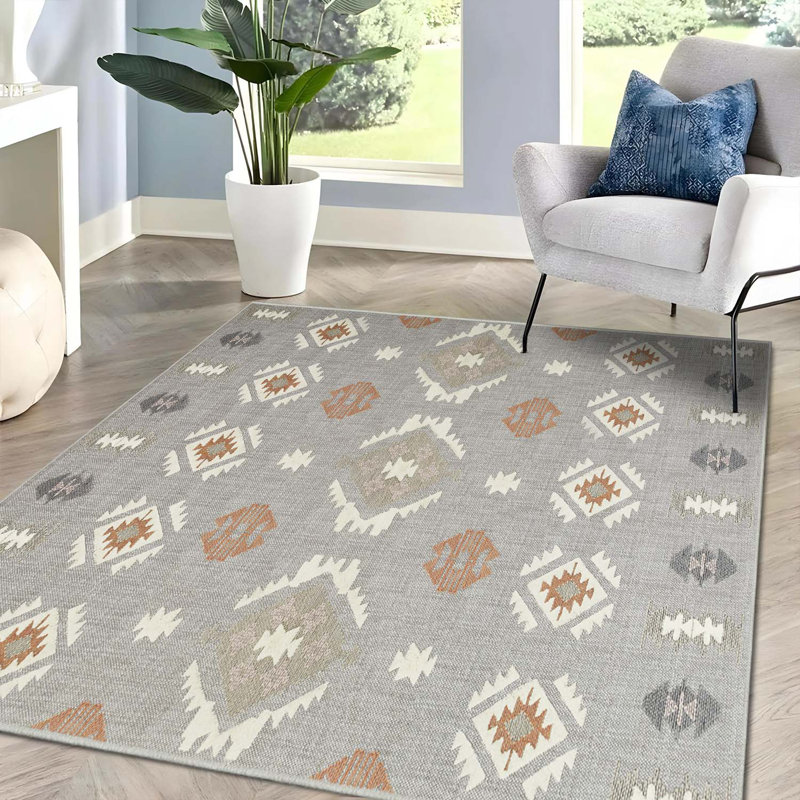 Armilla Abstract Machine Printed Area Rug, Rectangle 200 x 290 cm