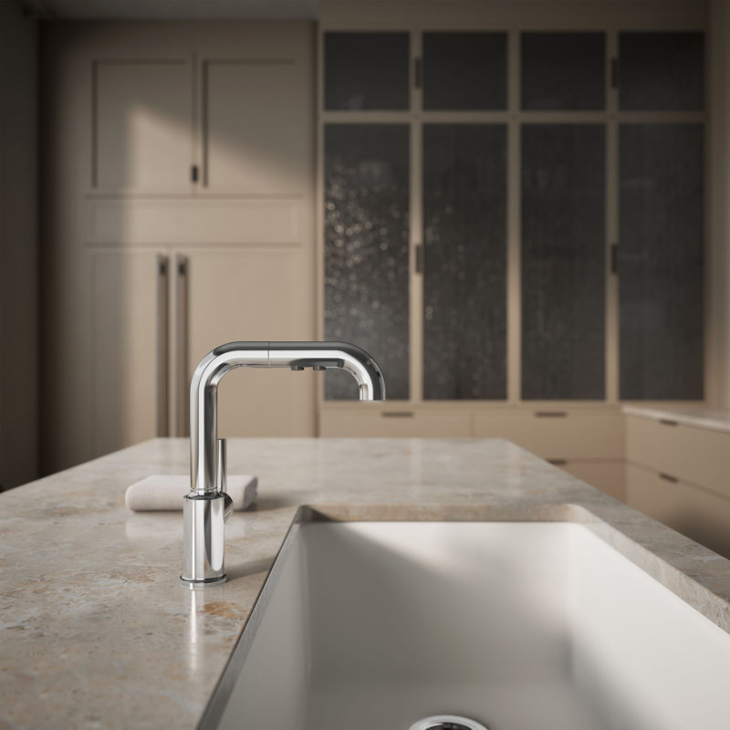 Purist® Single Handle Kitchen Faucet, Polished Chrome