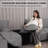 Linen Modular Sectional Sofa L Shaped Extra Deep Seats Couch  with Storage Ottomans-1608029887