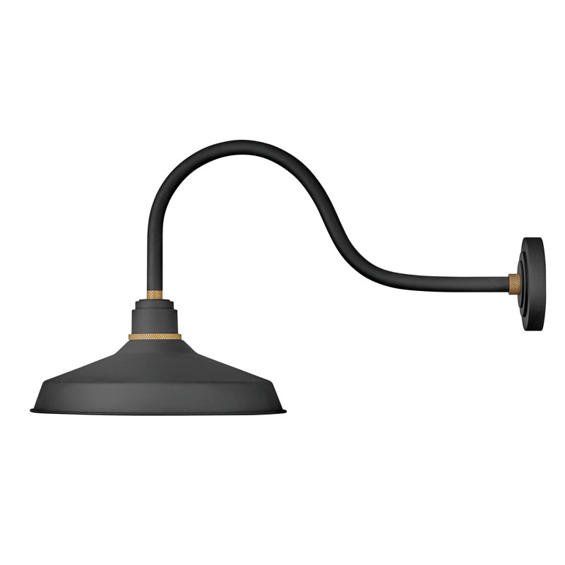 Velarie Aluminium Wall Light, Museum Bronze, 15.5" H x 12" W x 30.5" D