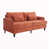 Chenille orange foncé sélectionné
