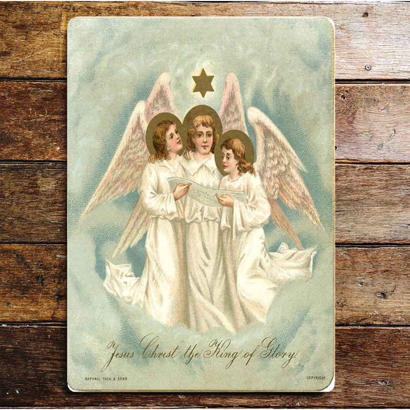 1947 Handmade Fantasy & Sci-Fi Wall Decor on Metal, 20cm H x 15cm W