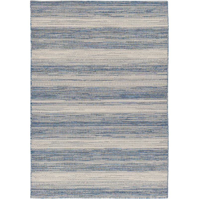 Anner Striped Indoor / Outdoor Rug, Rectangle 8'11" x 12'