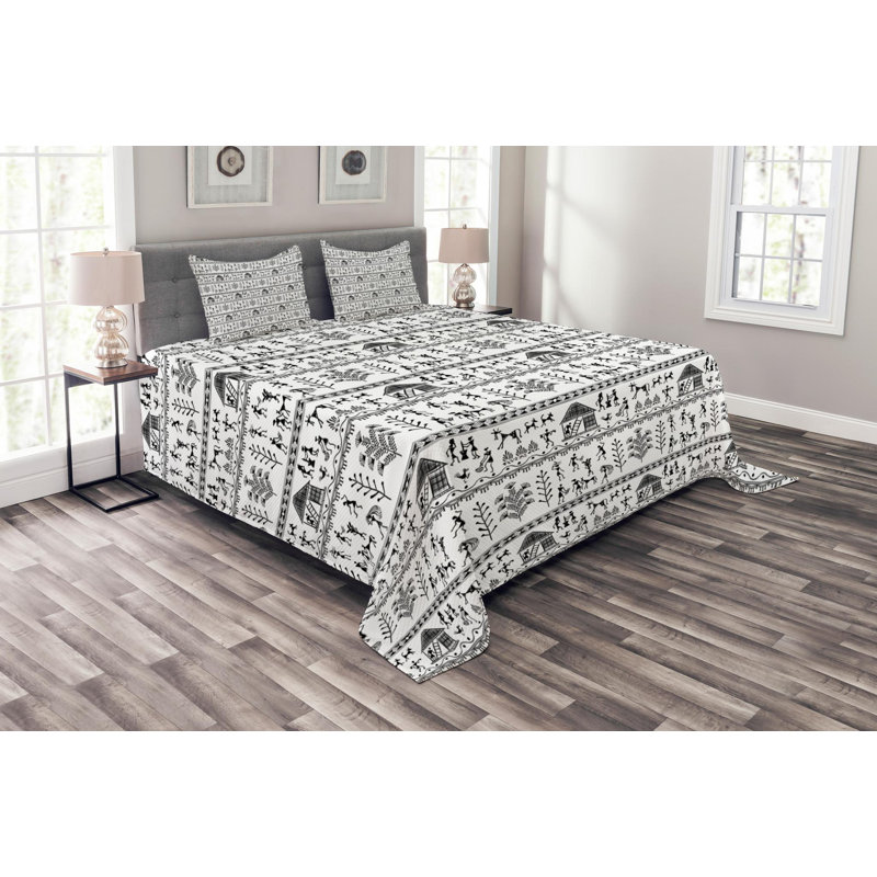 Farmhouse / Country Coverlet, Queen Coverlet + 2 Shams
