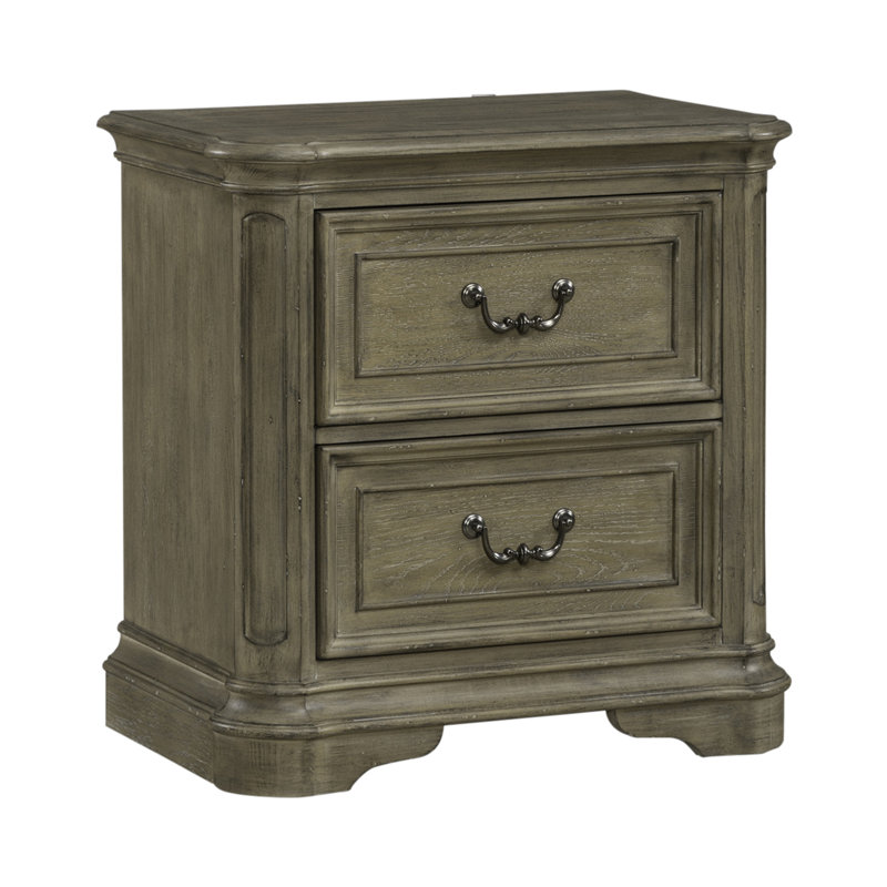 Two Nightstand Set, Brown