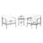 Armando 2 - Person Outdoor Seating Group with Sunbrella Cushions