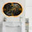 THE GEARS CLOCK Wall Clock with Real Moving Gears PO-LI_ 27 in Round WOOD-BLACK