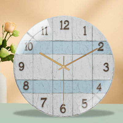Horloge murale en verre Sunburst