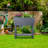 Oversized Self-Watering Outdoor Planter Box and Raised Garden Bed with a Adjustable Storage Shelf
