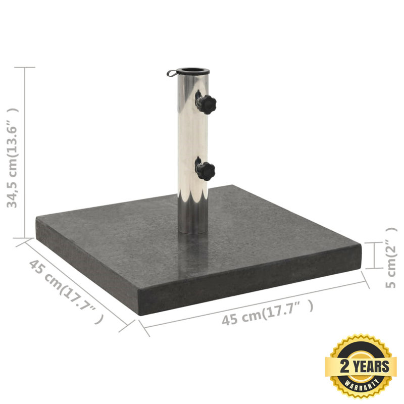 Aimey 24kg Free Standing Umbrella Base with Wheels