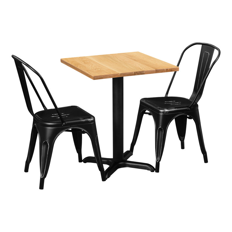 Ensemble de tables carrées 24 po x 24 po pour 2 personnes