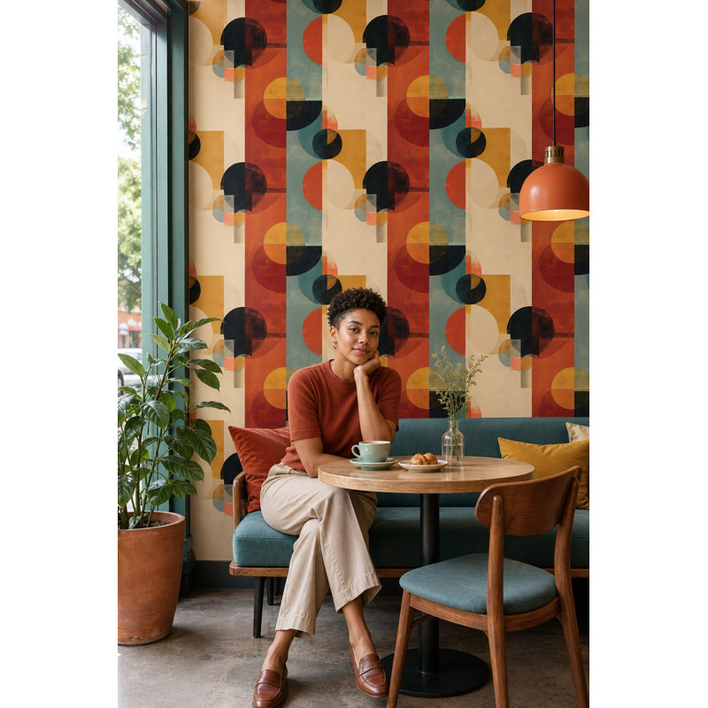 Décoration murale amovible Mid-Century, Peel and Stick