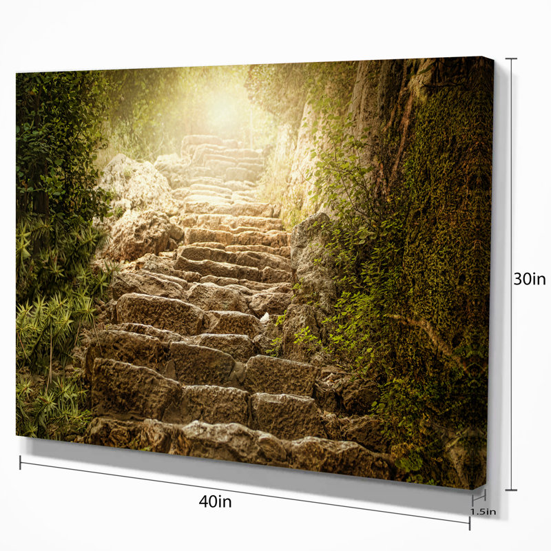 «Holy Light and Upstairs», reproduction de photo sur toile tendue, H 16 po x l 32 po x P 1 po