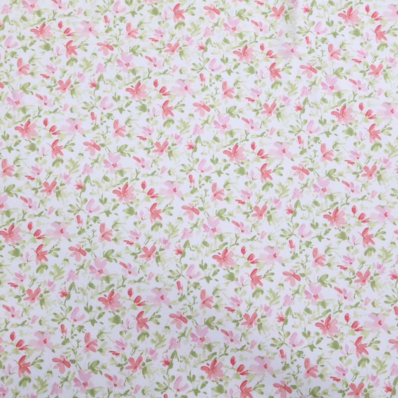 Ensemble de draps en percale de coton Percale Novelty Laura Ashley, Ensemble de draps pour lit simple avec une taie d'