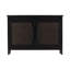 Furniture Classics Black Dalia Mahogany Accent Cabinet