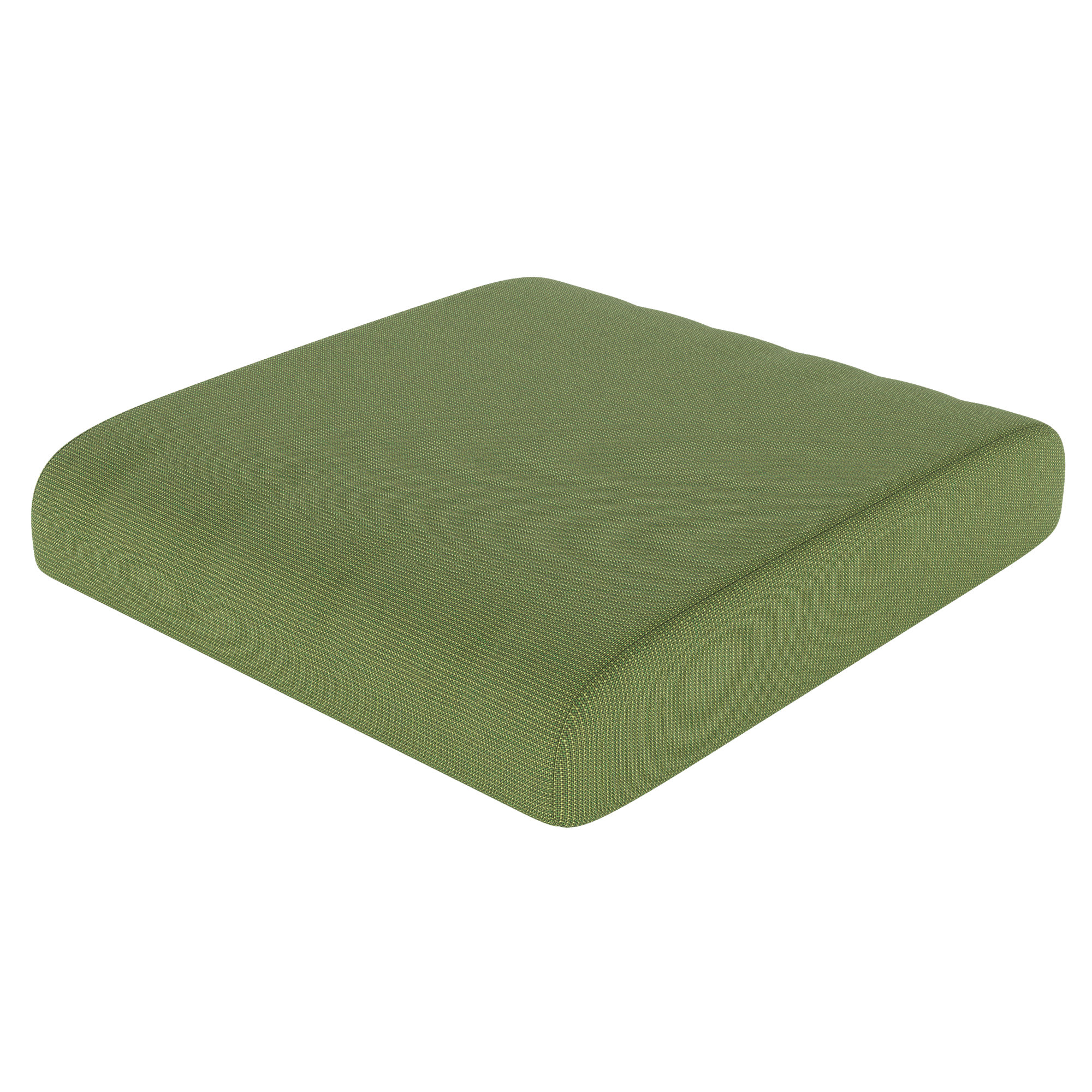Sunbrella Outdoor Ottoman Cushion, Spectrum Cilantro Sunbrella® Plainweave, 4" H x 22" W x 20" D