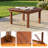 Square Wood Folding Coffee Table