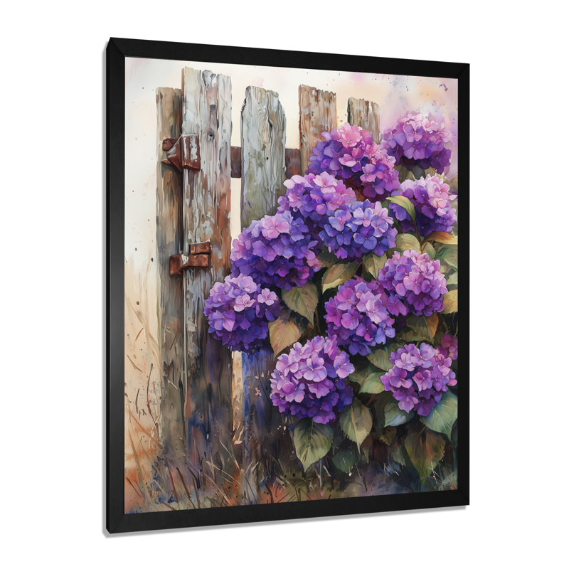 Eastep - Floral Canvas Prints, Black, 20" H x 12" W, Framed Print without Mat