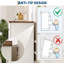 Commode horizontale en bois cannelée à 6 tiroirs, commode compacte pour le rangement de vêtements de chambre à coucher et de petits espaces-1215455864