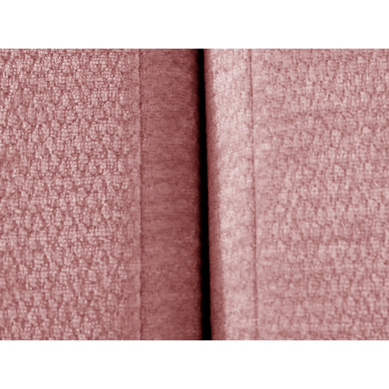 Canapé modulaire en L rembourré, Polyester rose