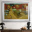 Le café de nuit - Vincent Van Gogh - reproduction encadrée avec passe-partout et verre - 1888-1747847320-1747847324-1747847326