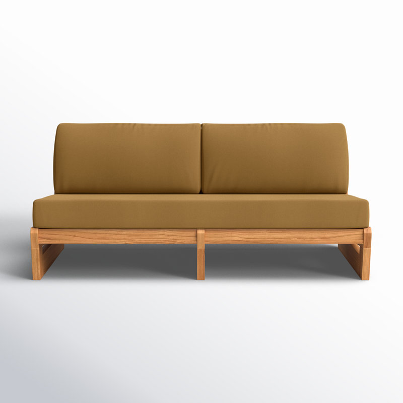 Outdoor 2 - Seat Loveseat, Brown