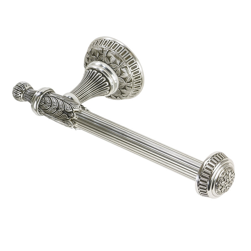 HAMPTON TISSUE BAR RIGHT; SATIN GOLD FINISH, Silver