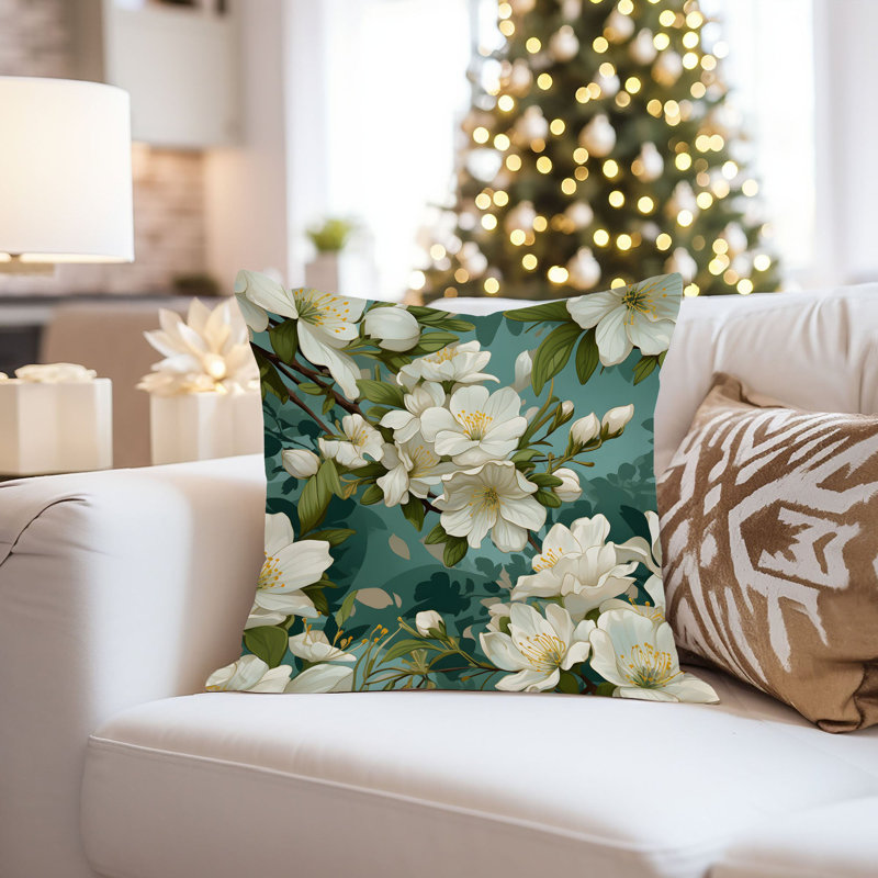 Floral Jasmine Flowers IV Modern, 20"H x 20"W