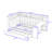 Daybed with Shelves,Trundle,Charging Station,LED Light and Desk-1000506498