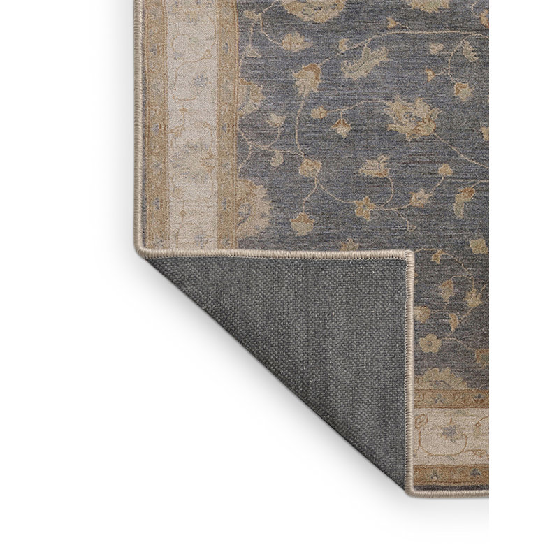 Tapis oriental beige / bleu Mandrup, Rectangle 8 pi x 12 pi