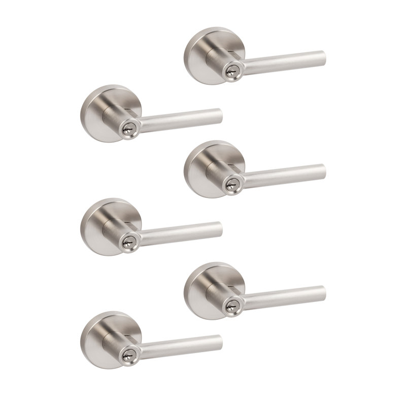 Marin Entrance Lever, Satin Nickel