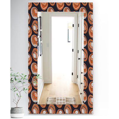 Miroir mural champignons modern