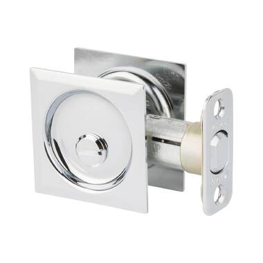 Contemporary Square Privacy Pocket Door Lock