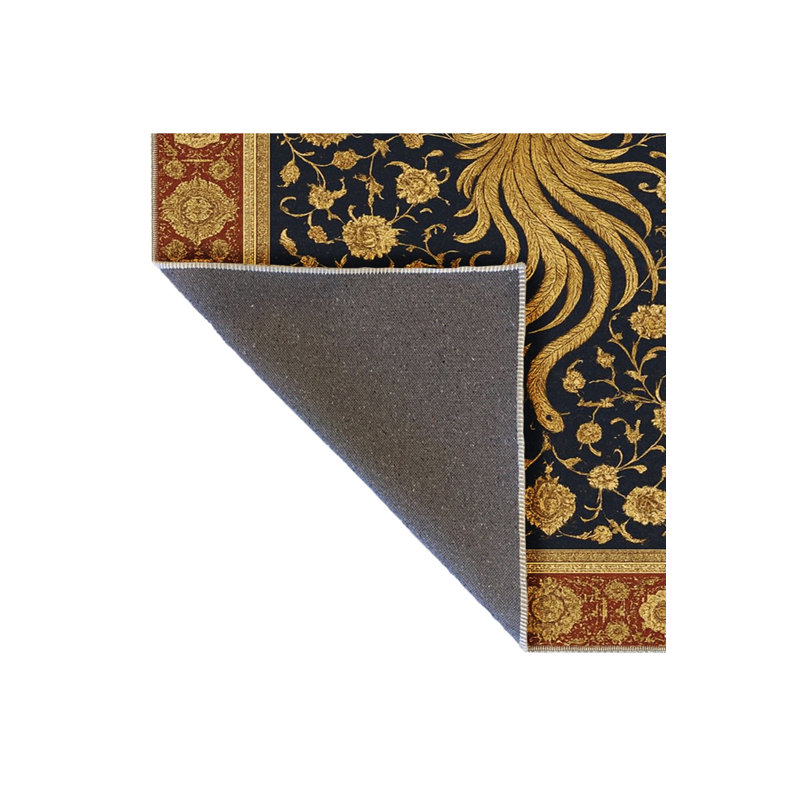 Tapis tissé orange Mosso, 2'6" x 9'10"
