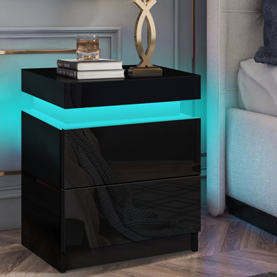 Arens 35cm W Manufactured Wood Bedside Table