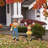 36"H S/2 Fall Metal Scarecrow Yard Stake