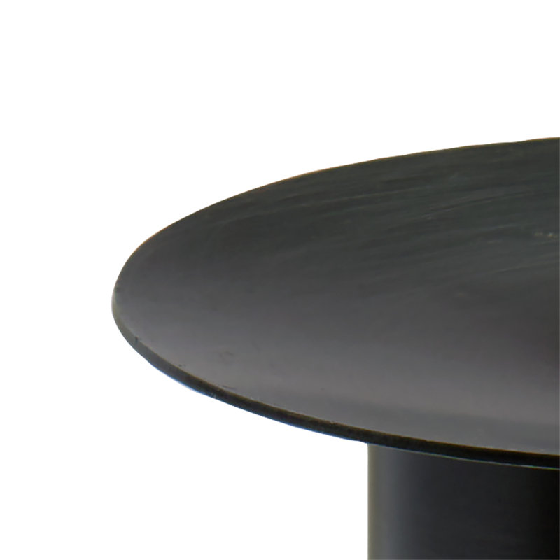 Rennik candle holder, 2.96" H x 3.94" W x 3.94" D