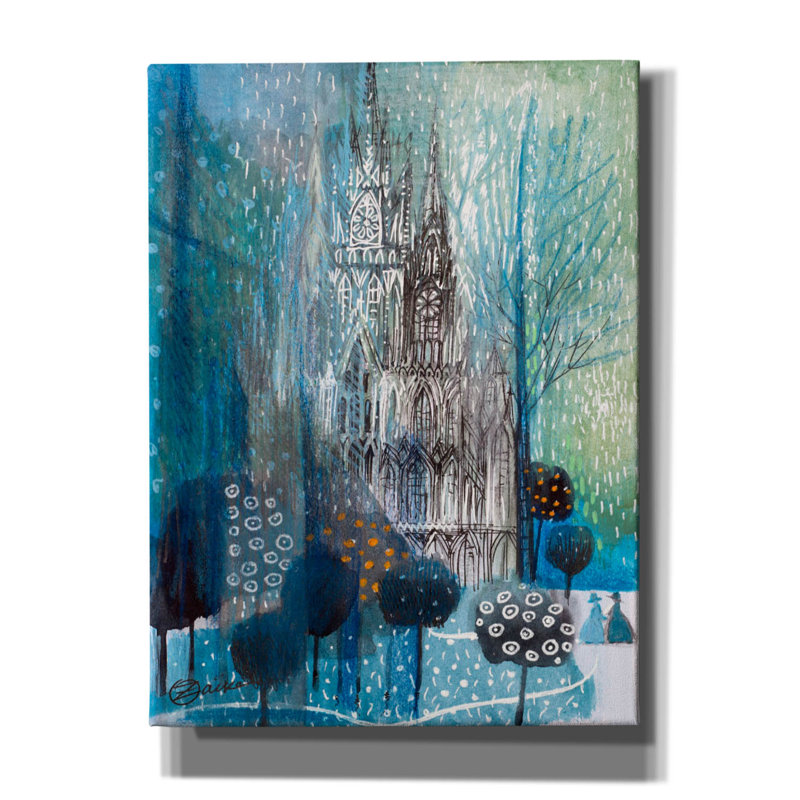 «Magic Gothic» par Oxana Zaika, art mural sur toile, H 54 po x l 40 po x P 1,5 po